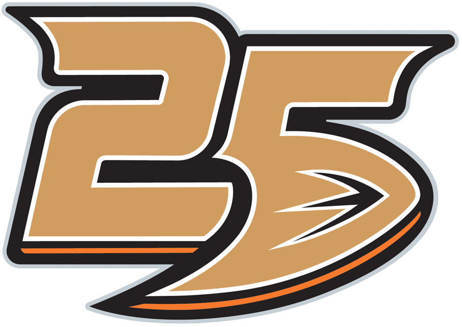 Anaheim Ducks 2019 Anniversary Logo fabric transfer